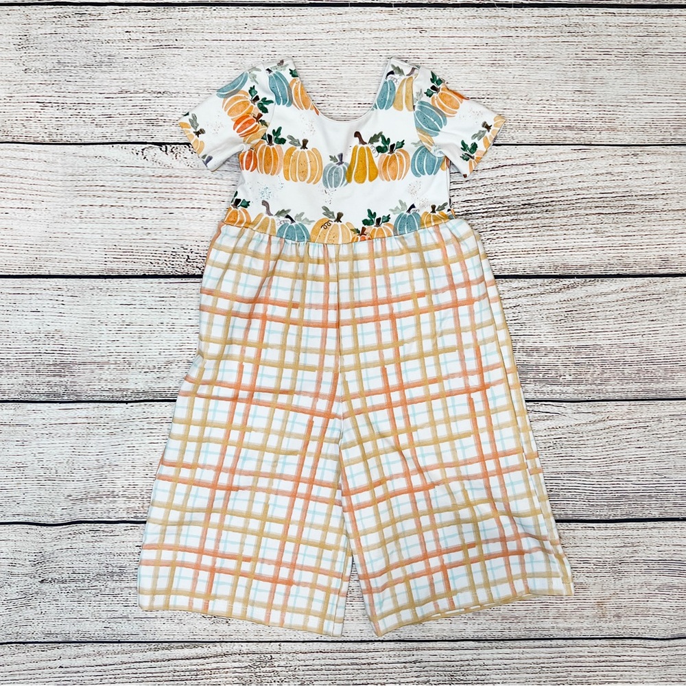 Remy & Rory Pumpkin Jumpsuit - Picture 1 of 3